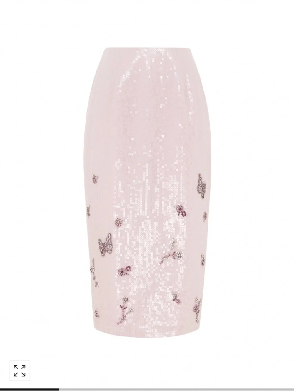 Clio Peppiatt corset and skirt blossom in blush